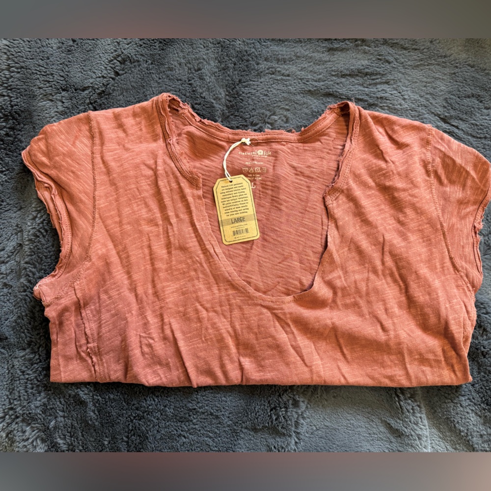 NATURAL LIFE Rust Short Sleeve Tee